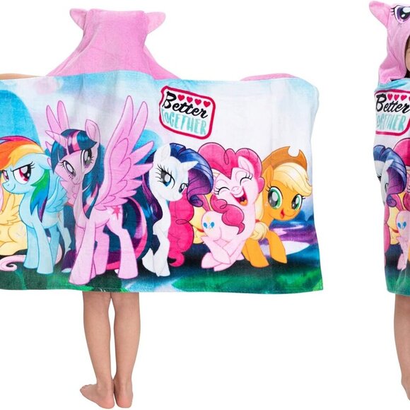 My Little Pony Hooded Towel Wrap - Picture 3 of 3